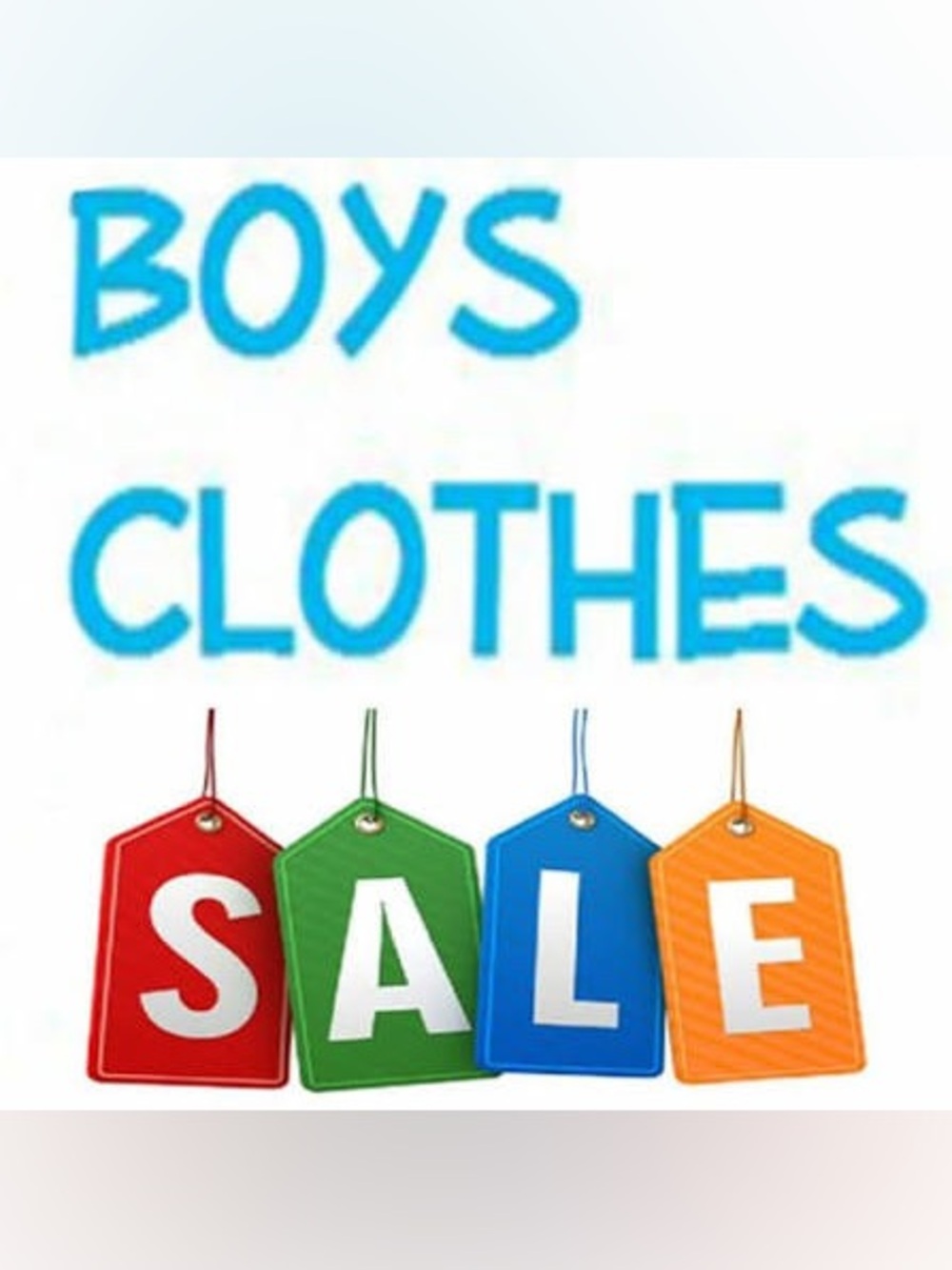 Men’s and Boy’s sale